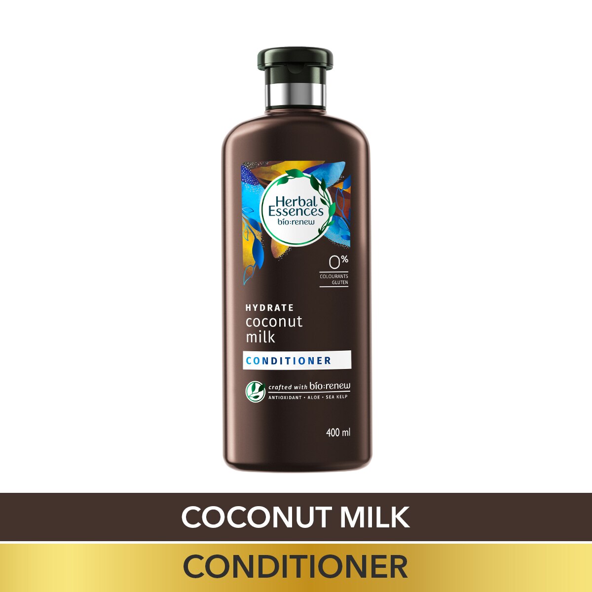 Herbal Essences Coconut Milk CONDITIONER, For Hydration- No Paraben, No Colorants, No Gluten , 400 ML