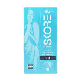 Skore Condoms Cool Mint Flavoured (10 Condoms in 1 Pack)