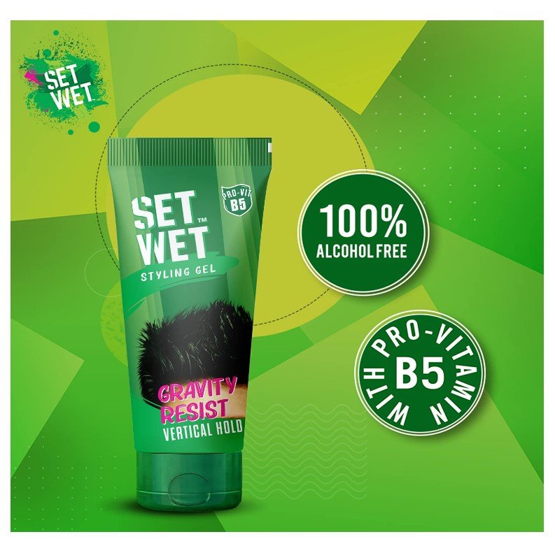 Set Wet Hair Gel Vertical Hold 10ml 0796