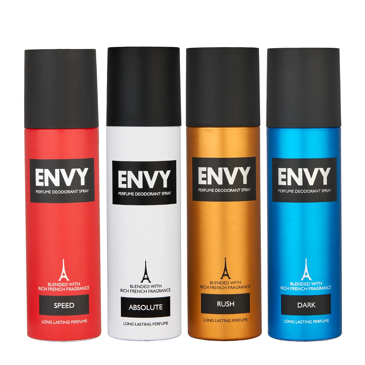Envy Deodorant Combo SPEED + Absolute + Rush + Dark