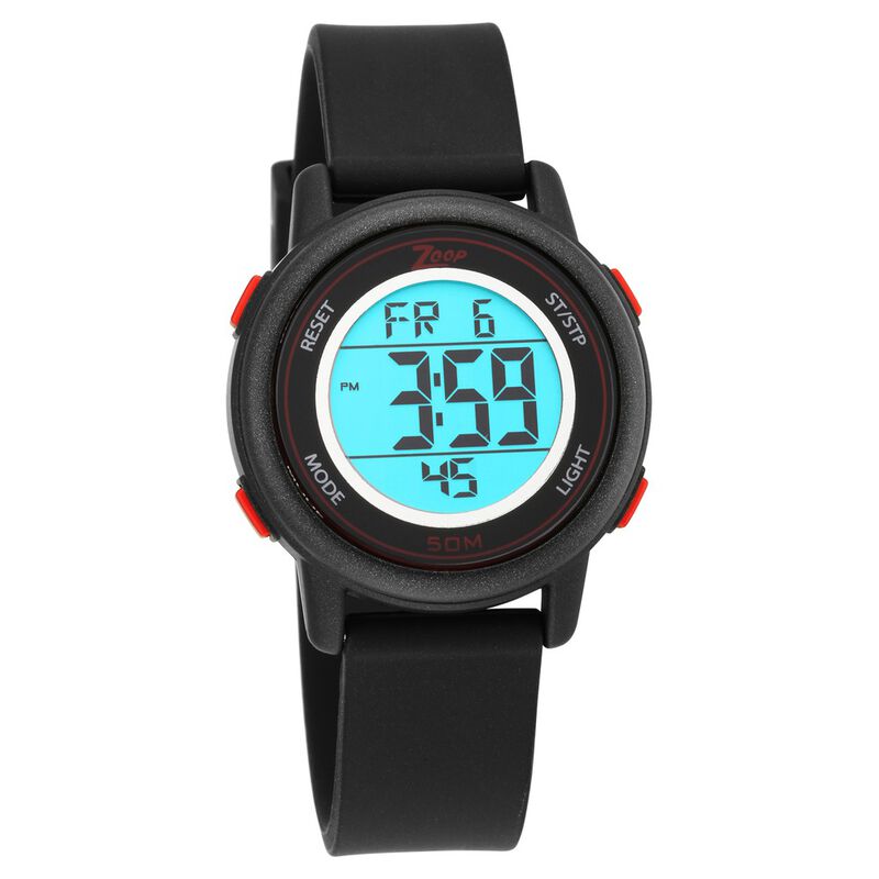 Zoop By Titan Digital Dial Silicone Strap Watch for Kids
