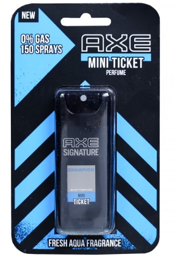 Axe Signature - Mini Ticket Champion Pocket Deodorant  For Men, 10ml