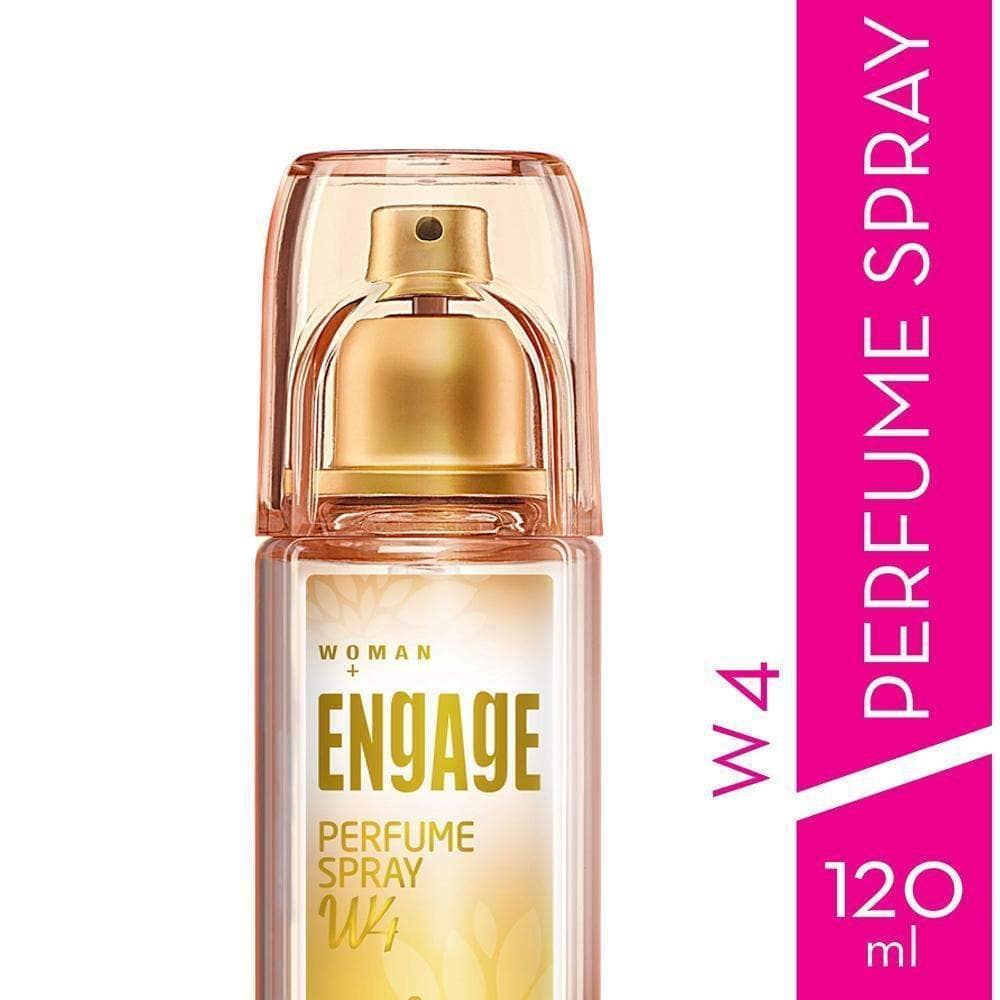 Engage W4 Perfume Spray For Women, 120ml , Fruity & Floral, Skin Friendly