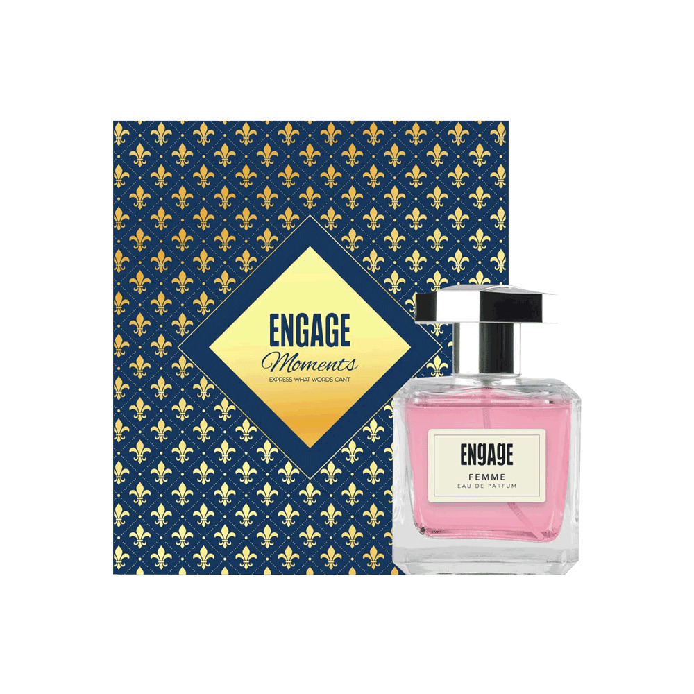 Engage Moments Luxury Perfume Gift for Women, Floral & Fruity, Long Lasting, Birthday Gift, Pack of 1, 100ml