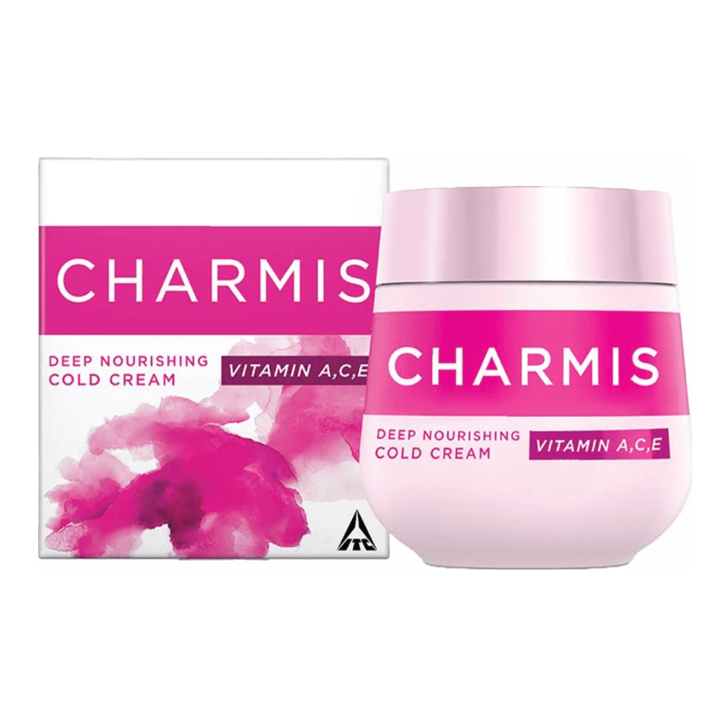 Charmis Deep Nourishing Cold Cream with Vitamin C, A & E, for glowing, nourished &