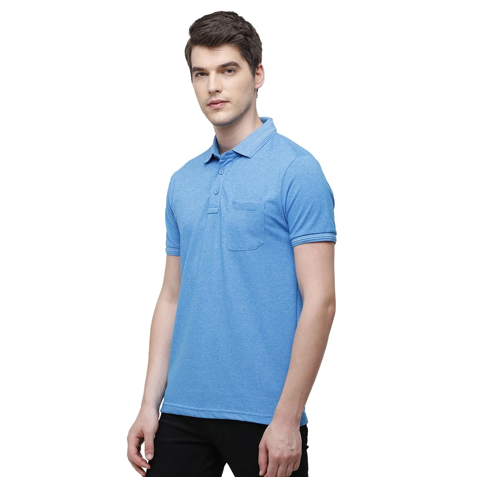 T-shirt Classic Polo Men's Royal Blue Trendy Grindle Polo Half Sleeve Slim Fit T-Shirt | Proten - Royal