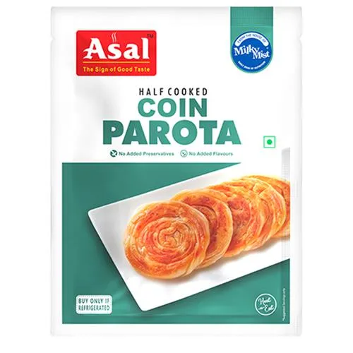 Asal Coin Parota - Half Cooked, Soft, Delicious, Ready To Cook, 180 g