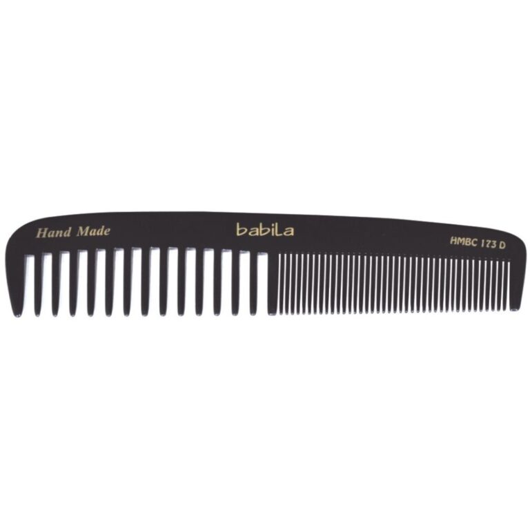 BLACK HANDMADE COMB (GRADUATED FASHION) -HMBC-173D