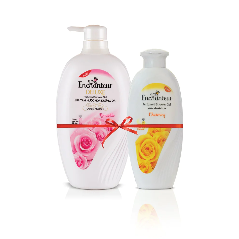 Enchanteur Romantic Shower Gel 650ml & Get 1 Charming Shower gel 250ml