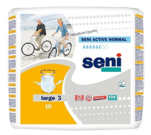 Seni Active Adult Pull Ups - 10 Pieces (Large) (Pack of 2