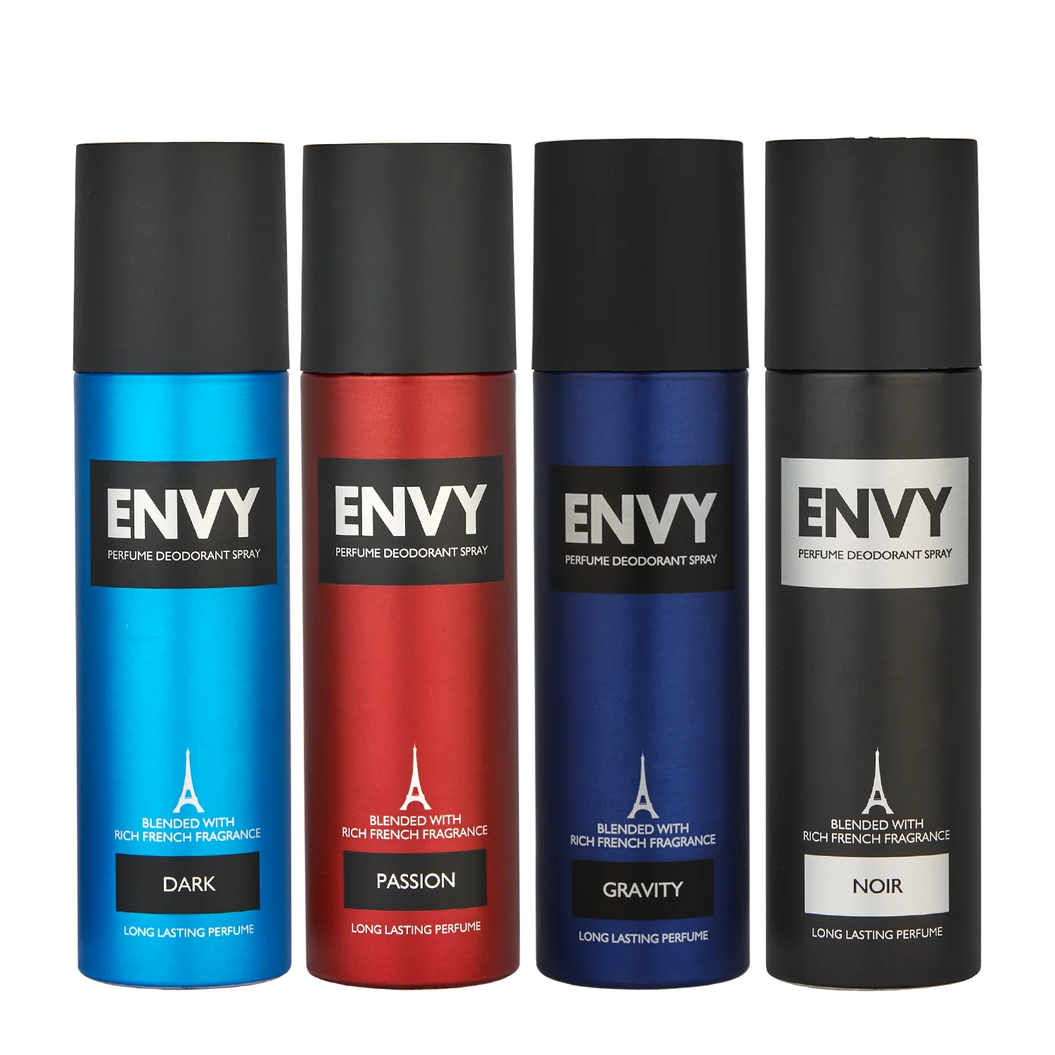 Envy Deodorant Combo Dark + Passion + Gravity + Noir