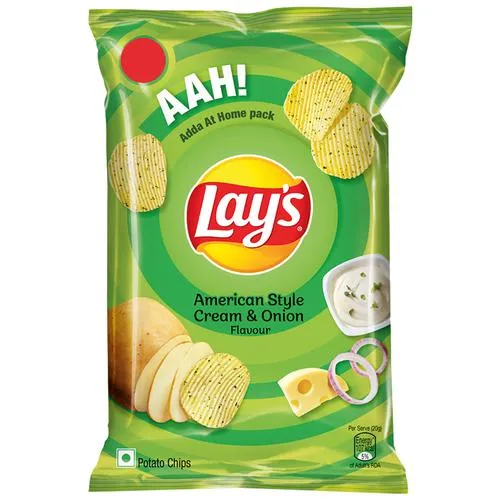 Lays Potato Chips - American Style Cream & Onion Flavour