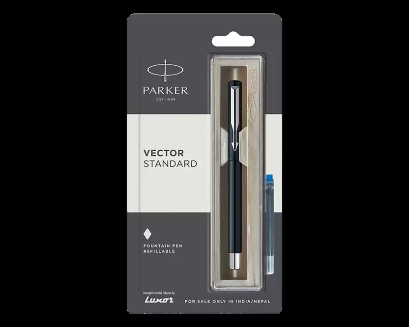 PARKER Parker Vector Std Fountain Pen Ball Pen (Blue)