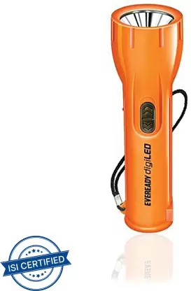 EVEREADY Tejas DL 87 1W Handheld LED Torch  (Orange, 20 cm, Rechargeable)