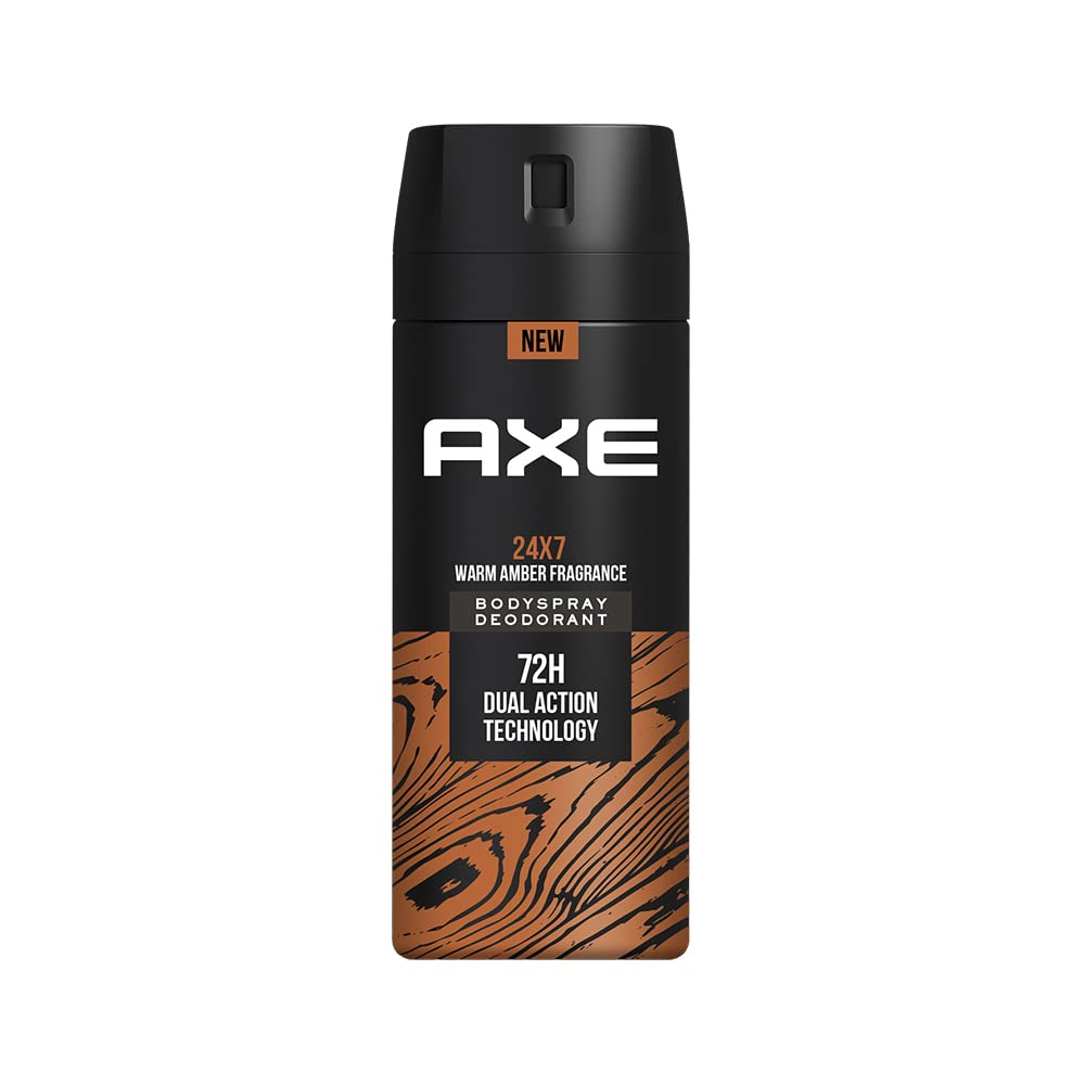 Axe Recharge 24x7 Warm Amber Long Lasting Deodorant Bodyspray  for Men 150 ml