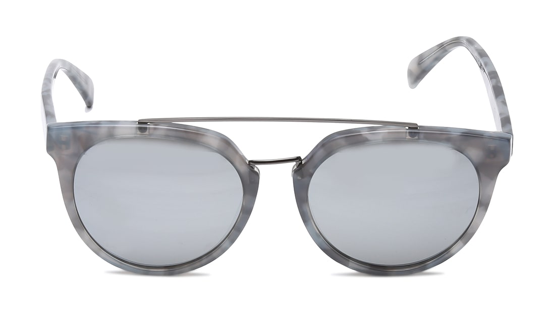 TITAN Grey Round Women Sunglasses (GC280SL3F|53)