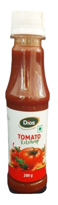 Dios Tomato ketchup glass (200gm)