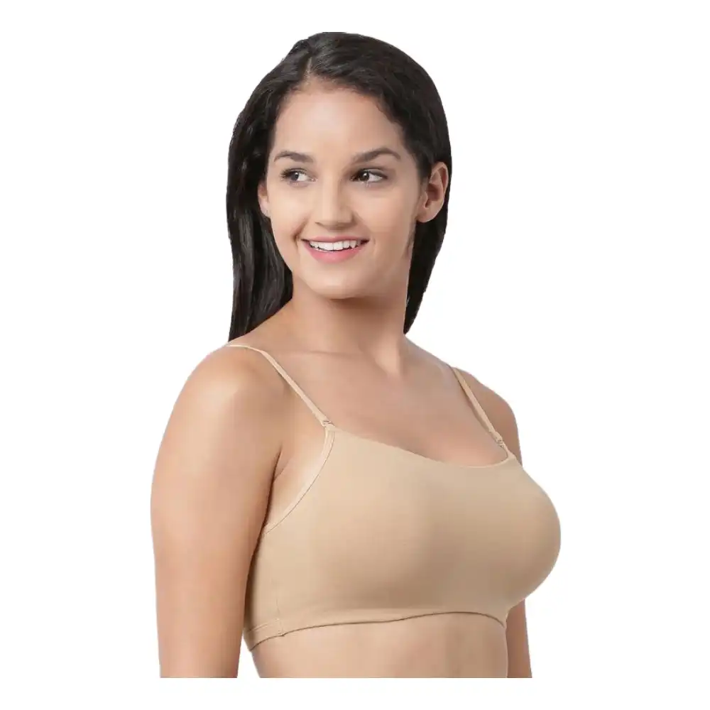 Full Coverage Non-Padded Wirefree Comfort Cami Detachable Bra |
