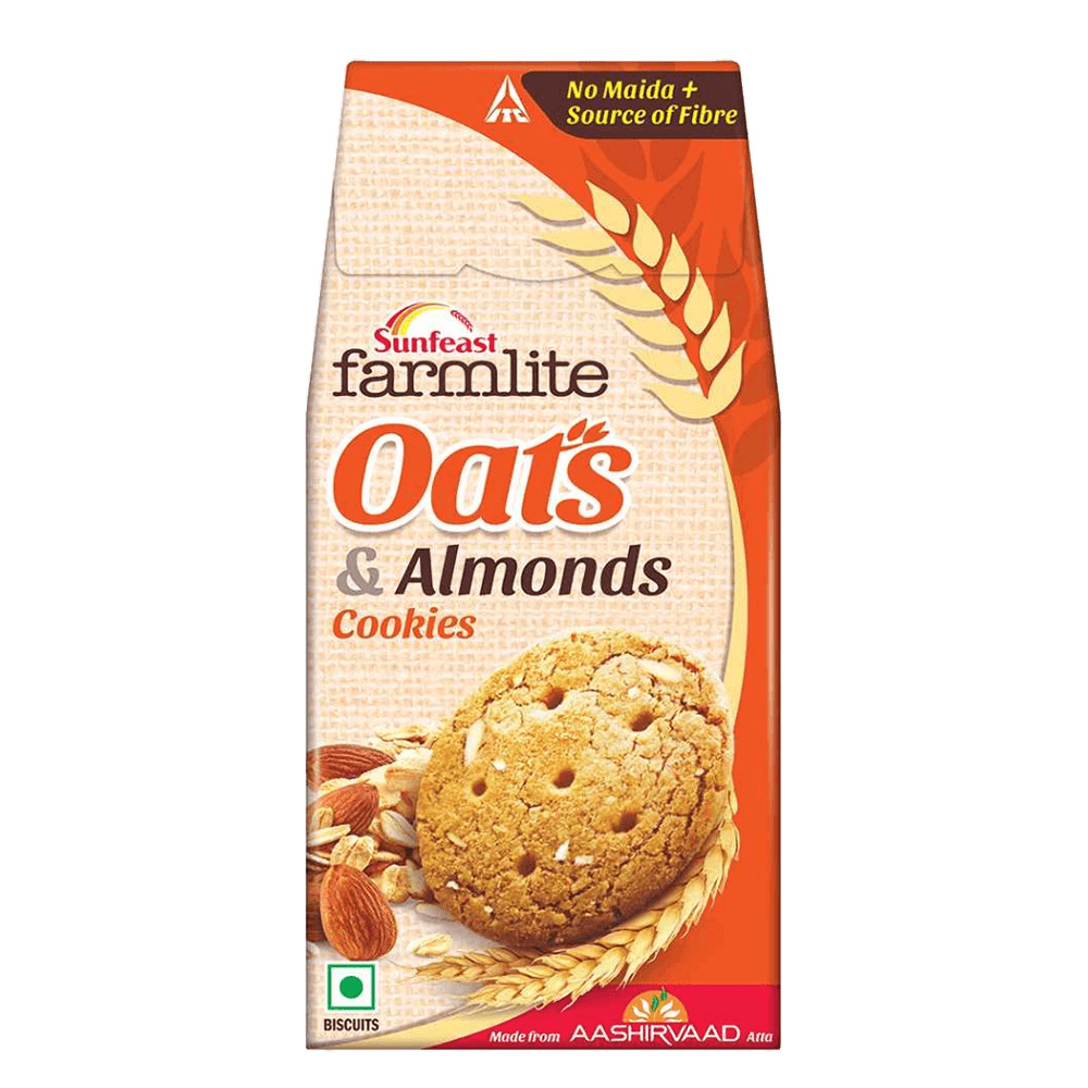 Sunfeast Farmlite Oats and Almonds, 150g