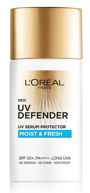 Loreal UV Defender Serum Protector Sunscreen Moist and Fresh
