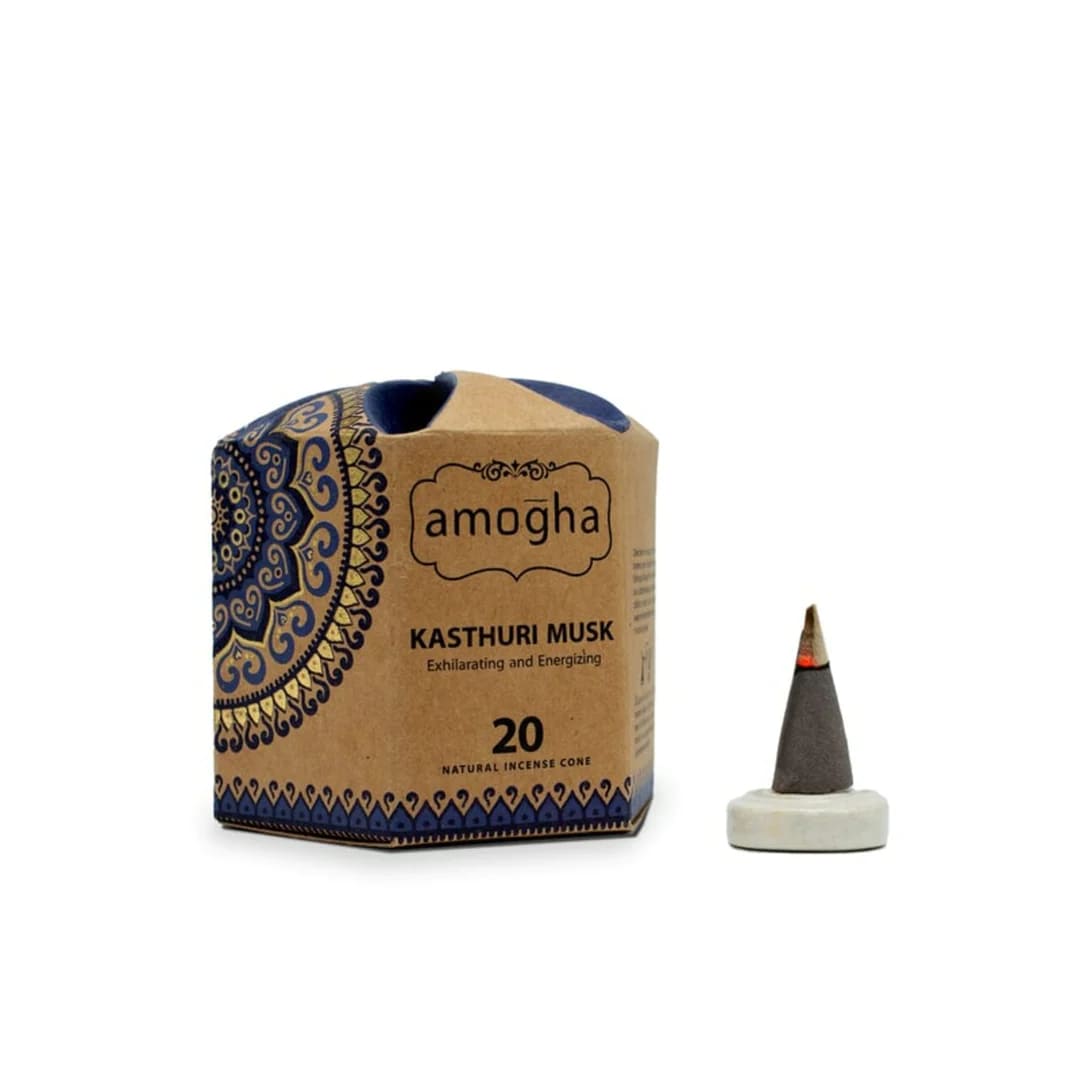 Cycle Amogha Kasturi Musk Incense Cone