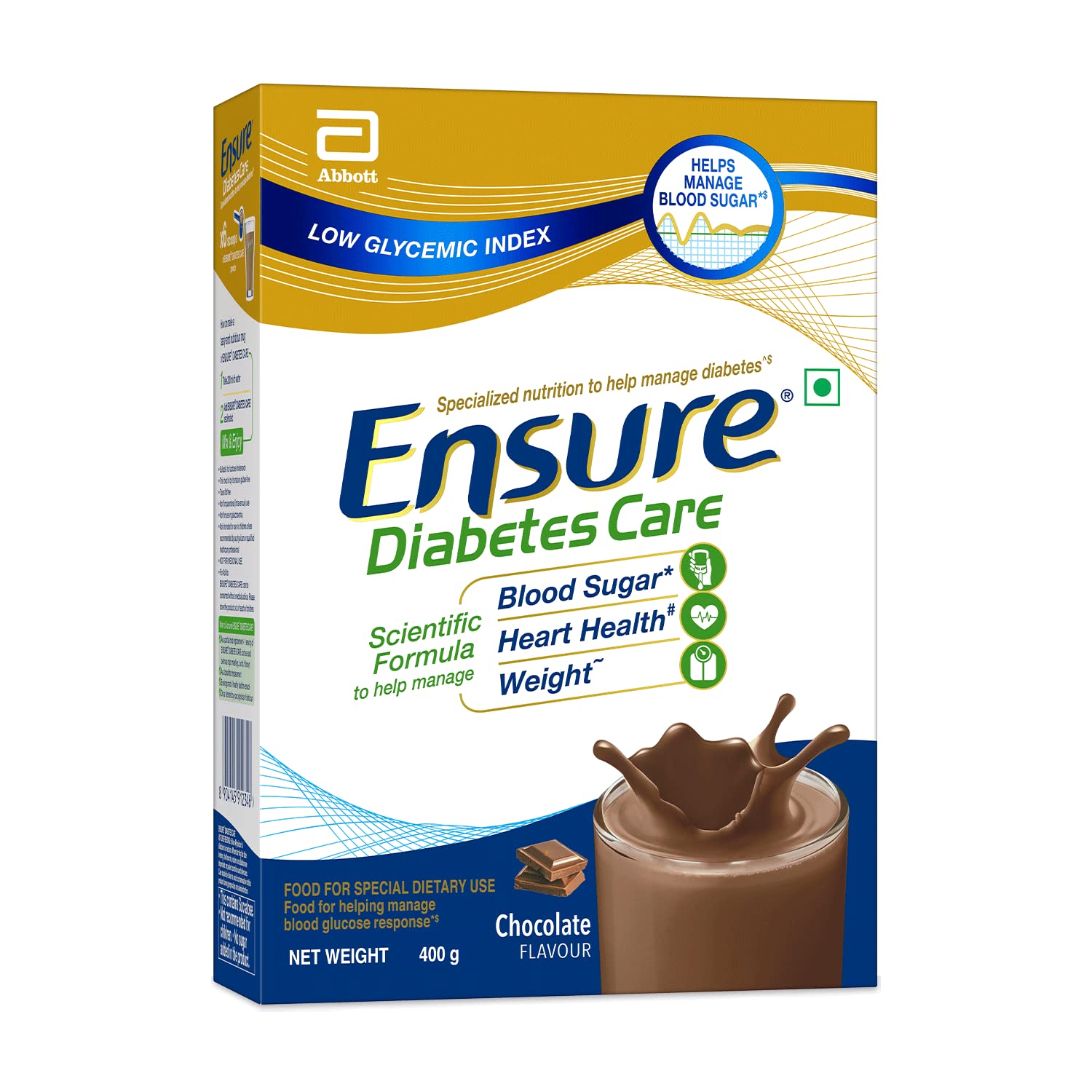 Ensure Diabetic Chocolate 400GM BIB - J REFIL