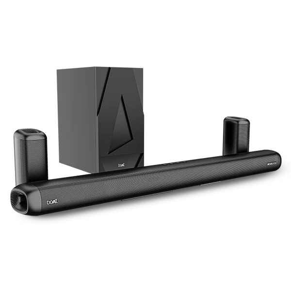 BoAt Aavante Bar 5500DA Dolby Atmos Soundbar with 500W Immersive Sound, 5.1.2 Channel with Wired Woofer, Multi-connectivity
