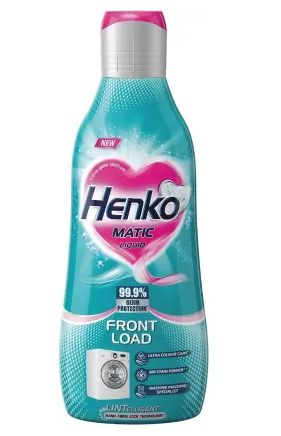 Henko Matic Liquid Detergent - Front Load With Nano Fibre Lock Technology 1 L