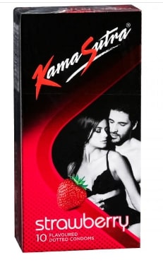 KamaSutra Strawberry Flavoured Condoms for Men