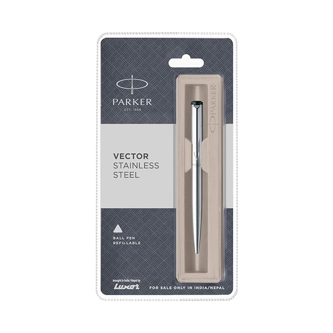 PARKER Vector Stainless Steel CT Ball Pen