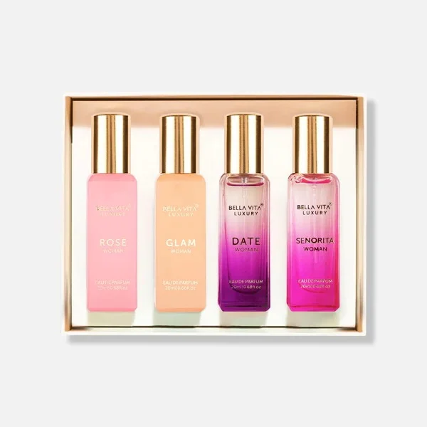 Bella vita Luxury Perfume Gift Set For Her - 4x20ml