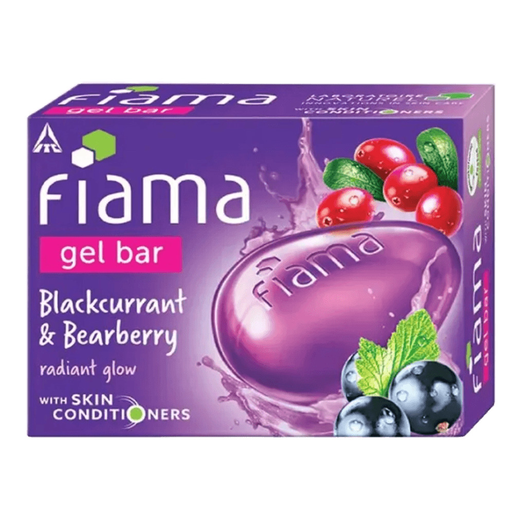 Fiama Gel Bar Blackcurrant And Bearberry For Radiant Glowing Skin With Skin Conditioners 125g soap