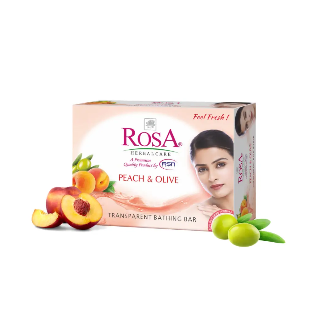 Rosa Herbal Peach & Olive Soap