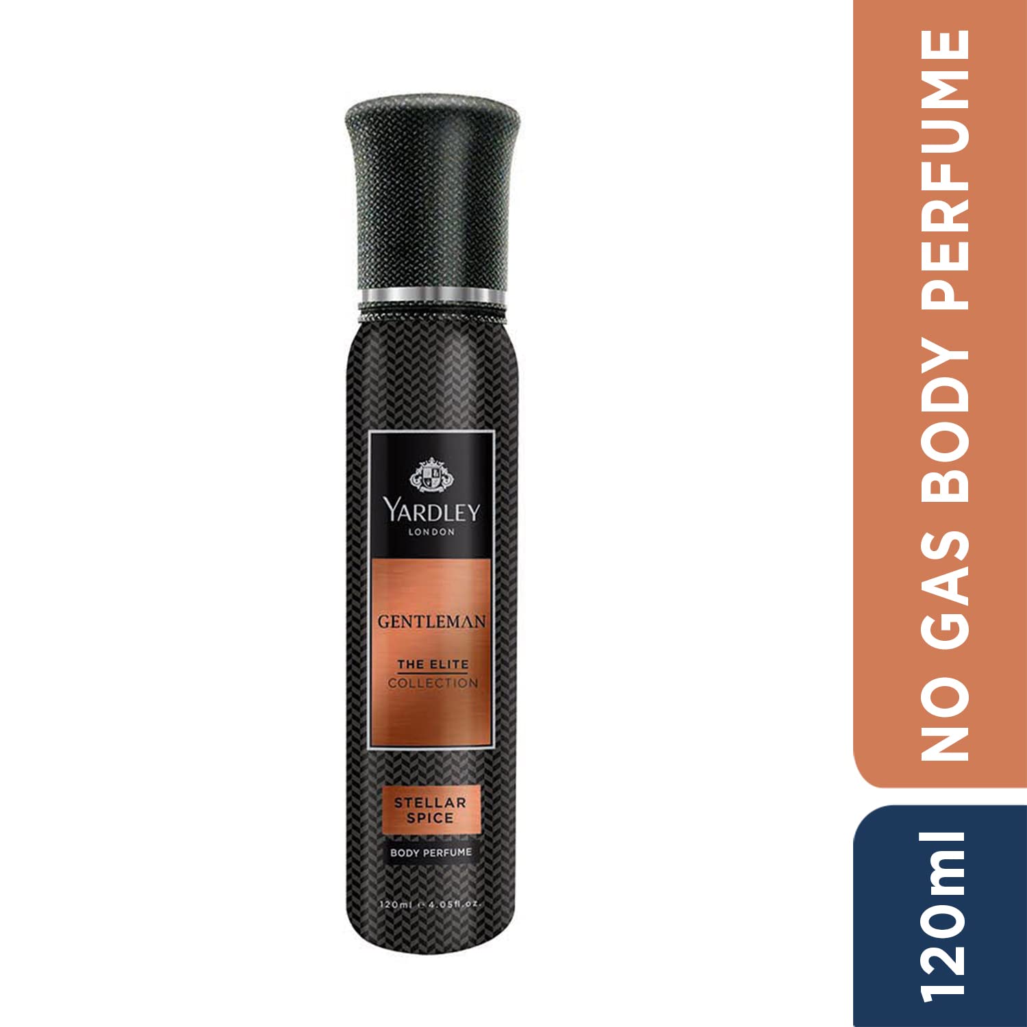 Yardley London Gentleman Stellar Spice Body Perfume| The Elite Collection| No Gas Deodorant For Men| Men’s Body Perfume| 120ml