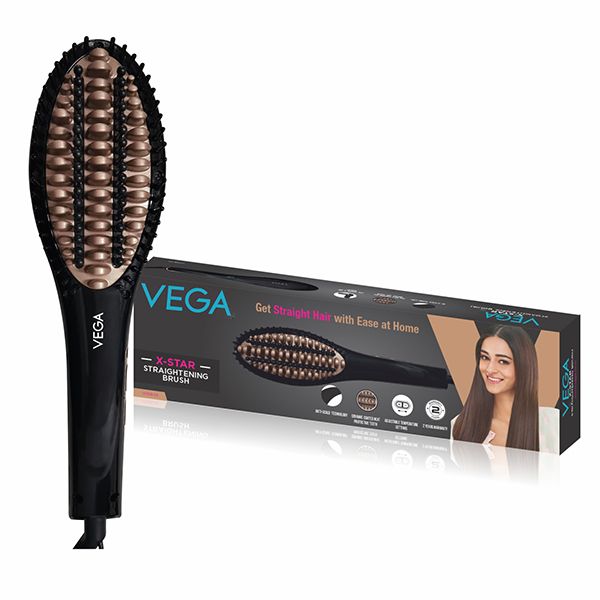 VEGA X-Star Hair Straightening Brush - VHSB-03