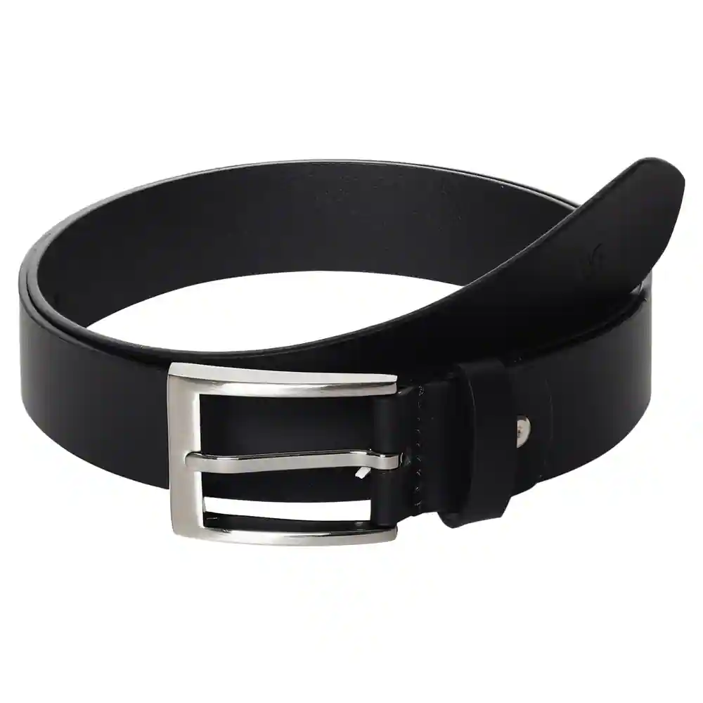 Titan Black Single Sided Genuine Leather Belt for Men