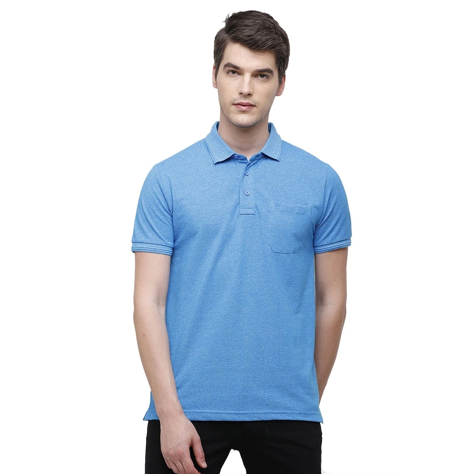 T-shirt Classic Polo Men's Royal Blue Trendy Grindle Polo Half Sleeve Slim Fit T-Shirt | Proten - Royal