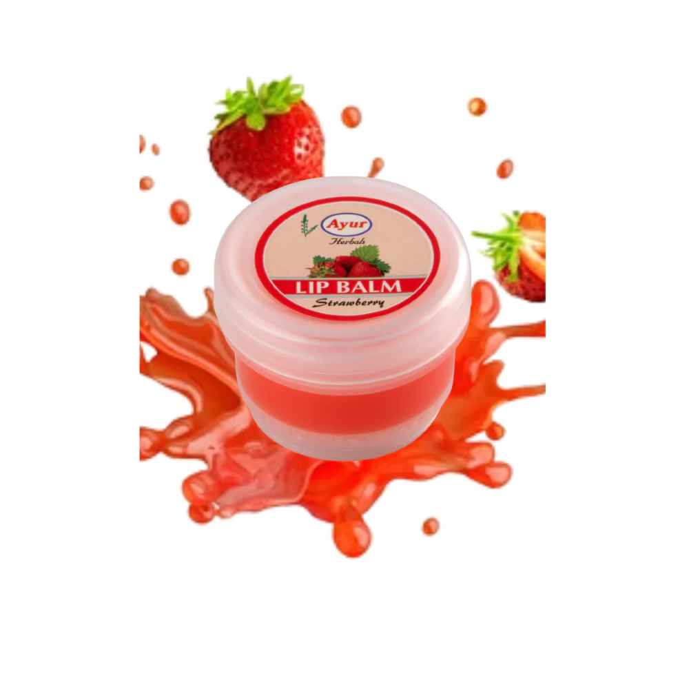 Ayur Strawberry Lip Balm