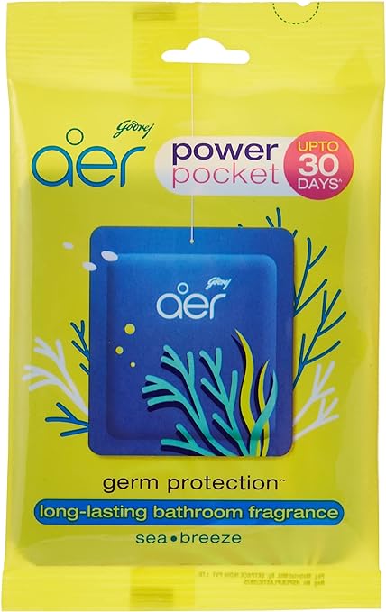 Godrej aer Sea Breeze Power Pocket Bathroom Fragrances