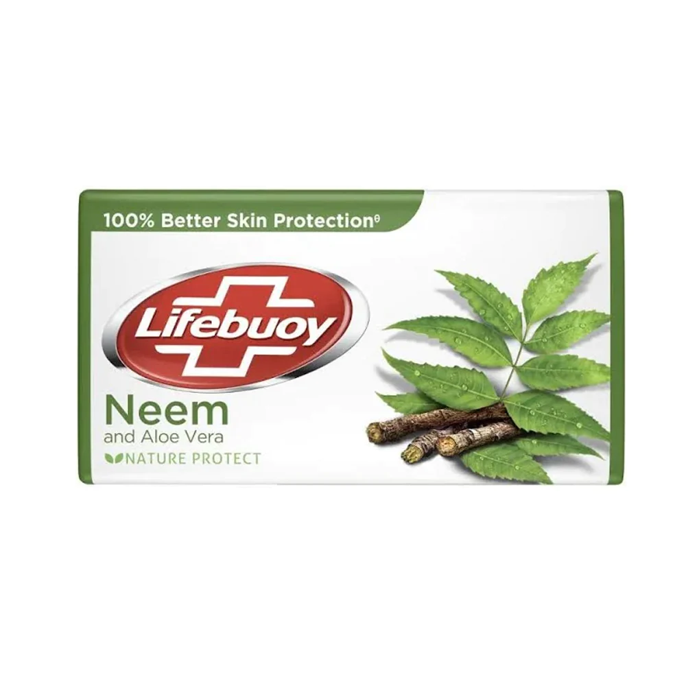 Lifebuoy Neem & Aloe Vera Soap 100% Better Skin Protection