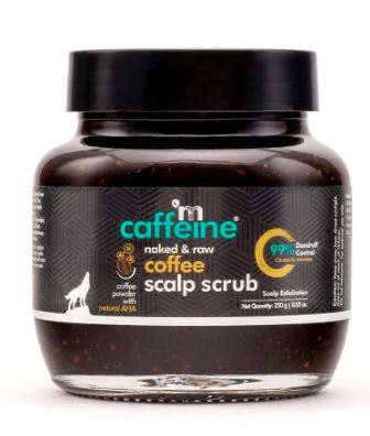 mCaffeine Naked & Raw Coffee Scalp Scrub (250 gm)