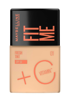 Maybelline Fit me Fresh Tint  Foundation with SPF 50 - Light Skin Tone