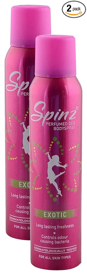 Spinz Perfumed Deo Body Spray - Exotic 200ml (Buy 1 Get 1)