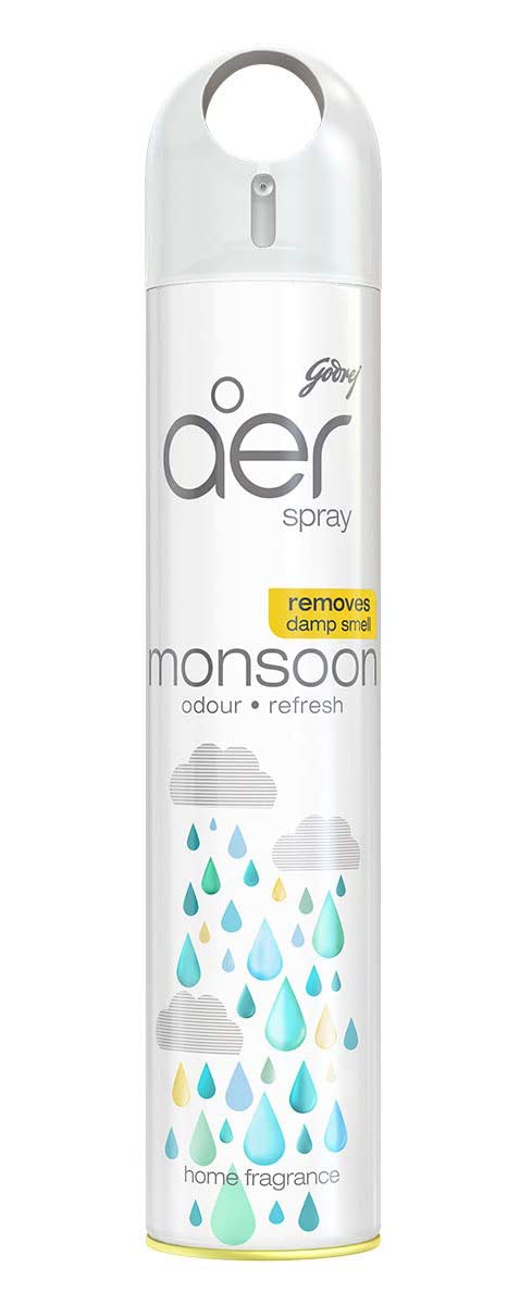 Godrej aer Spray Monsoon Odour Refresh Home Fragrances