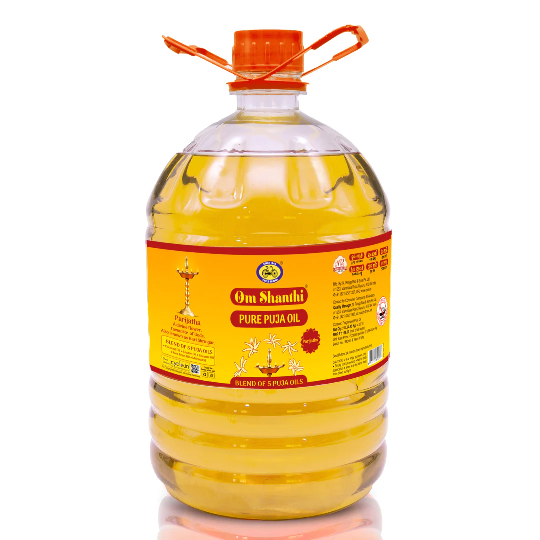 cycle Parijatha Pure Puja Oil - 5 Litre