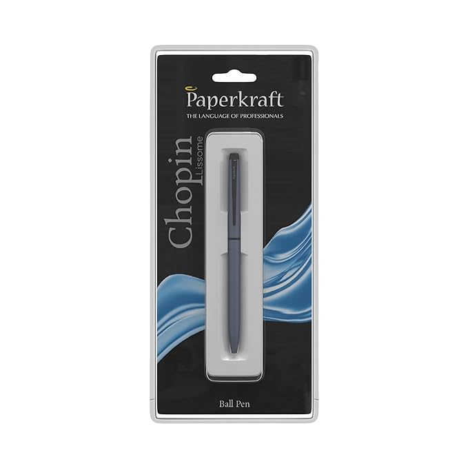 Paperkraft Chopin Lissome - Blue Ball Pen(Pack of 1)|Elegant & Classic Matte Blue Finish