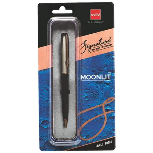 Cello Signature Moonlit Ball Pen 1bltr blue