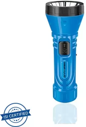 EVEREADY Electra Dl 84 1W LED Torch  (Blue, Red, 17 cm, Rechargeable)