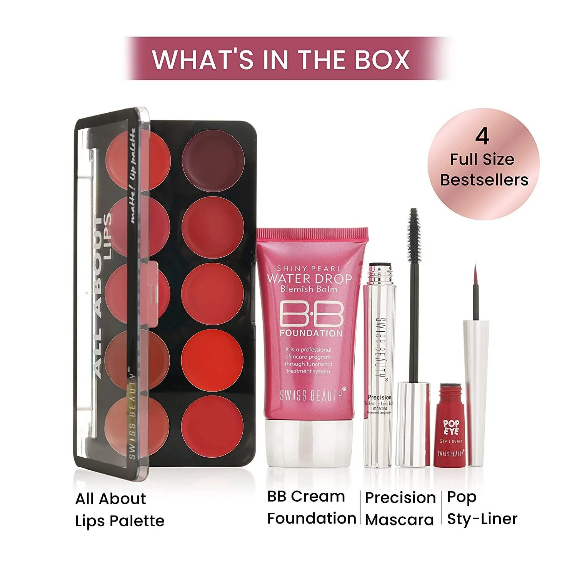 SWISS BEAUTY  FIRST LOVE DAY-NIGHT MAKEUP KIT