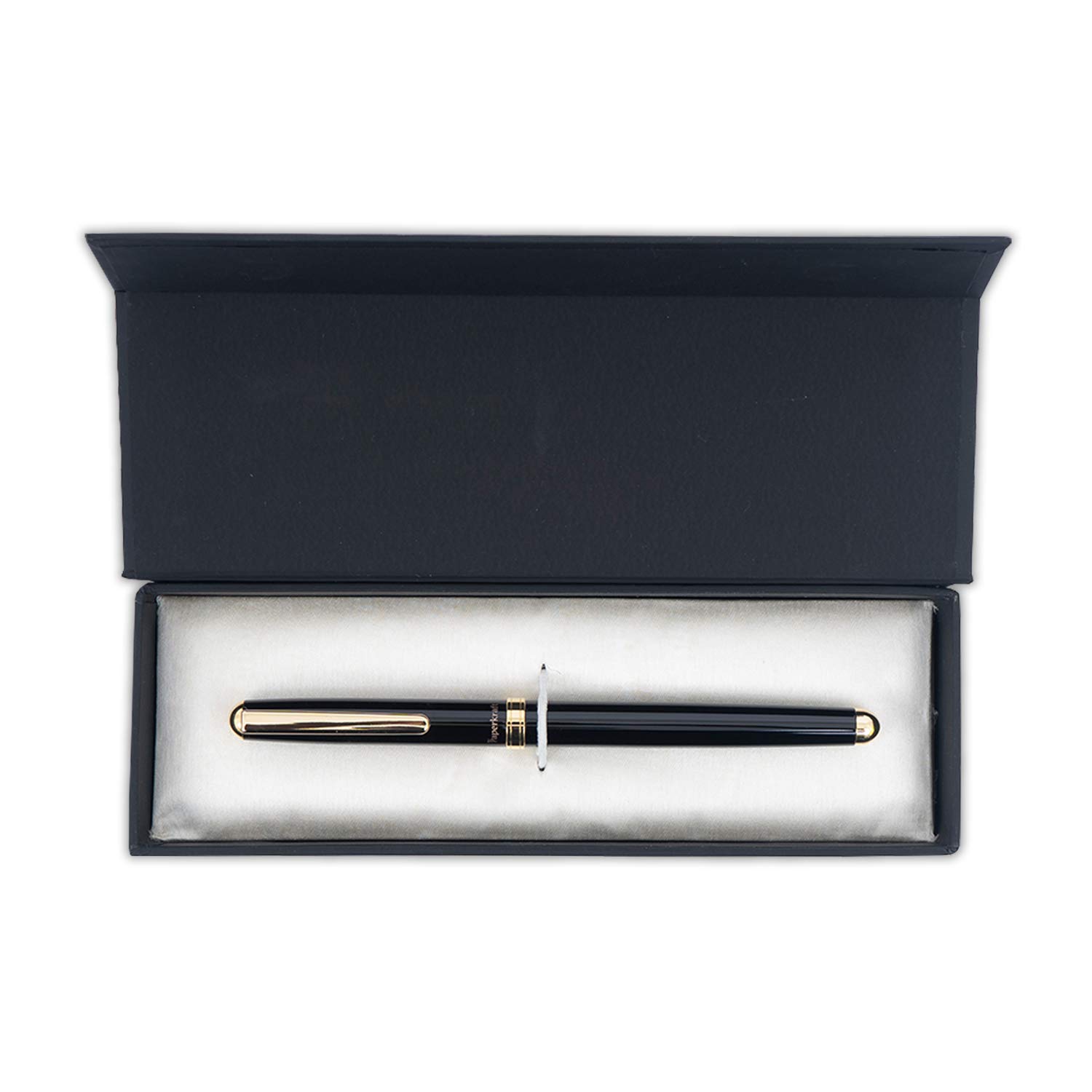 Paperkraft Callista- Black Ceramic Roller Ball Pen (Pack of 1)|Elegant & Classic Black Finish